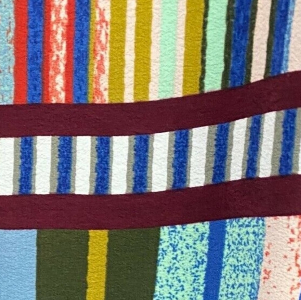 Maeve Anthropolgie Au Revoir Multicolor Library Print Dress Size 4 - Picture 6 of 14